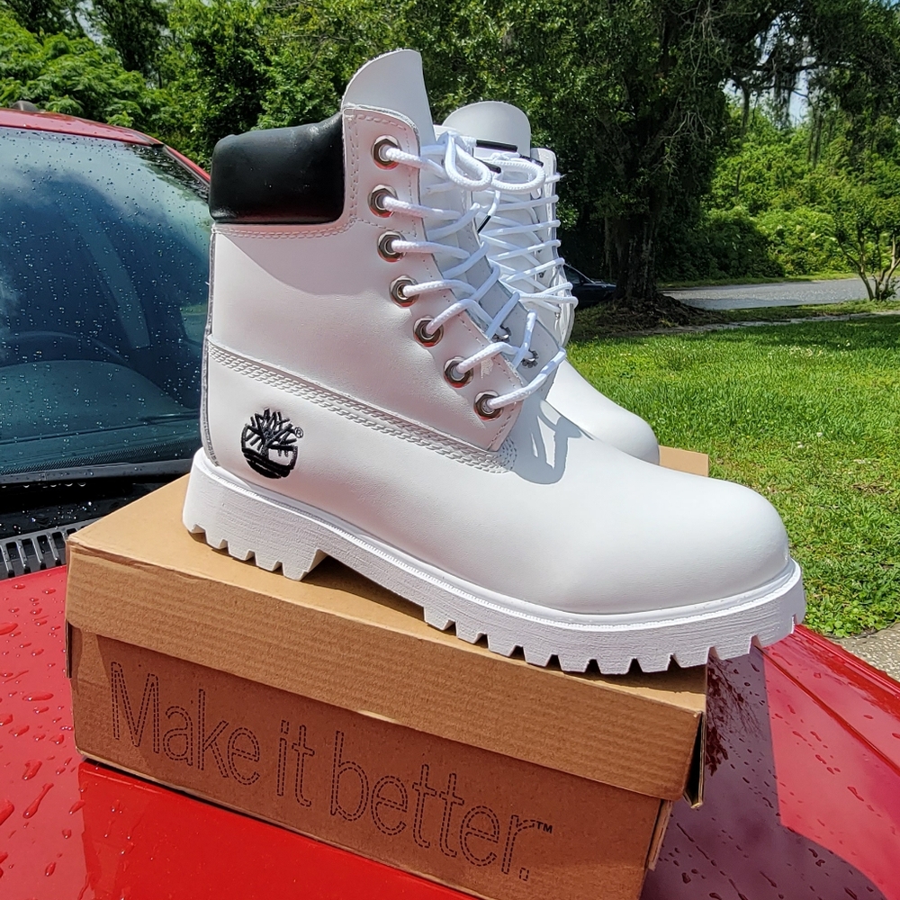 Brand new custom Timberland boots black Fashion
